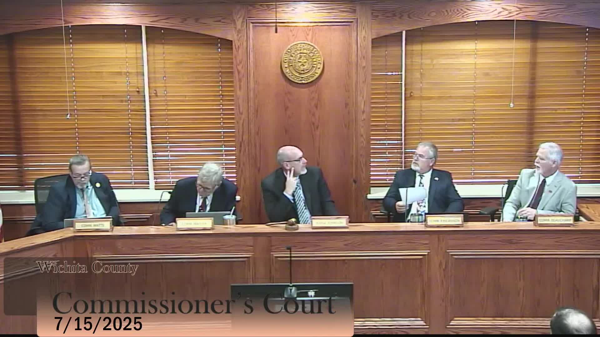 Wichita County Court approves new tax collection agreements for local entities