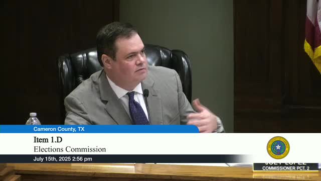 Election Department Discusses 2025 Budget and Polling Location Challenges