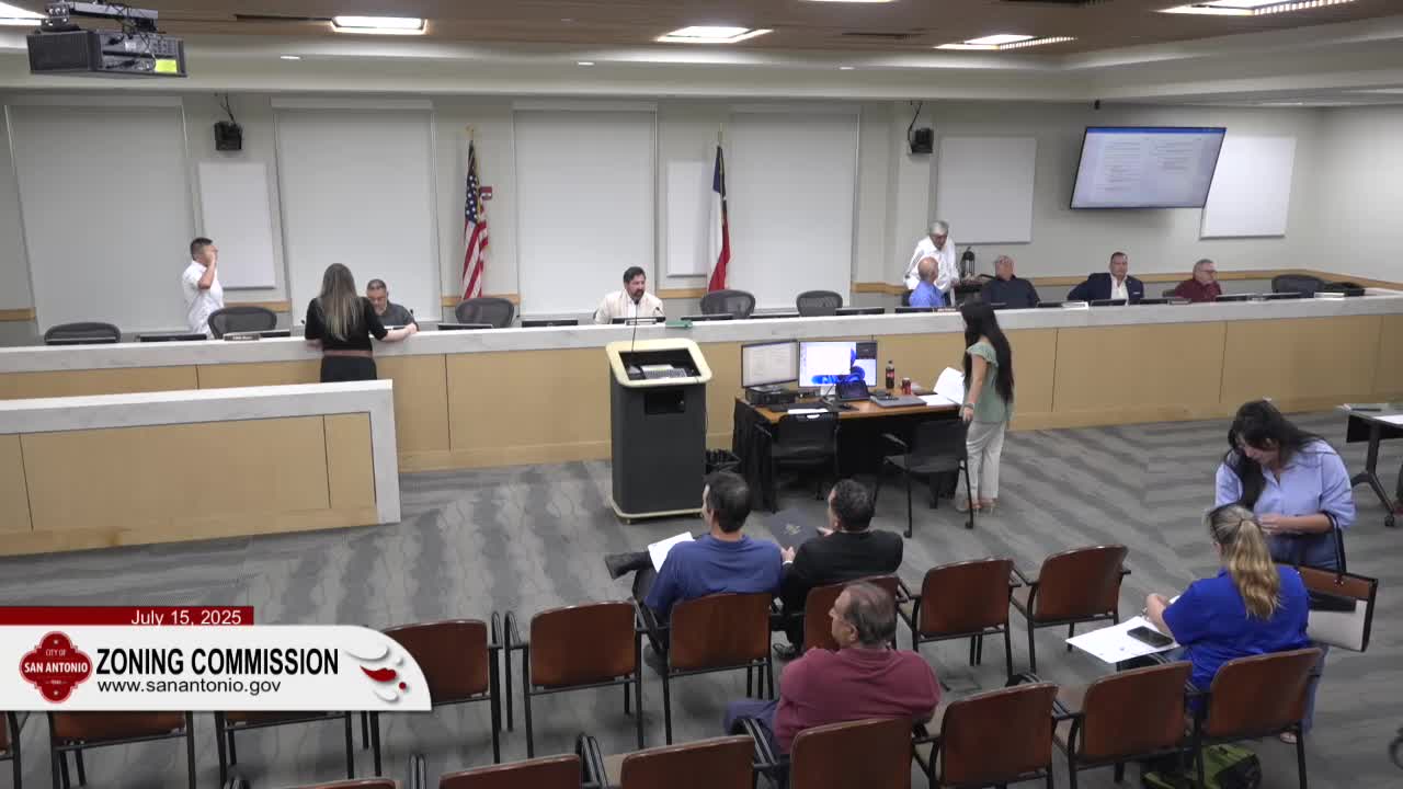 San Antonio Zoning Commission led by John Bustamante opens meeting for district issues