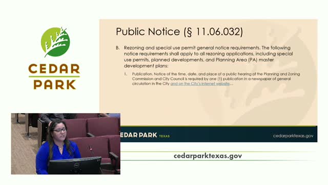 Cedar Park amends signage rules to align with state law requirements