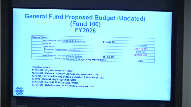 City Council Discusses Waterline and Lift Station Funding Amid Police Salary Increases