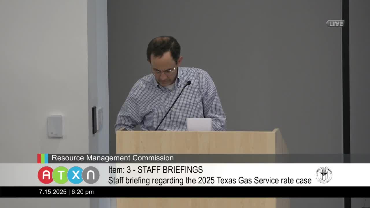 Gas Commission Opposes Rate Consolidation Proposal at Austin Meeting