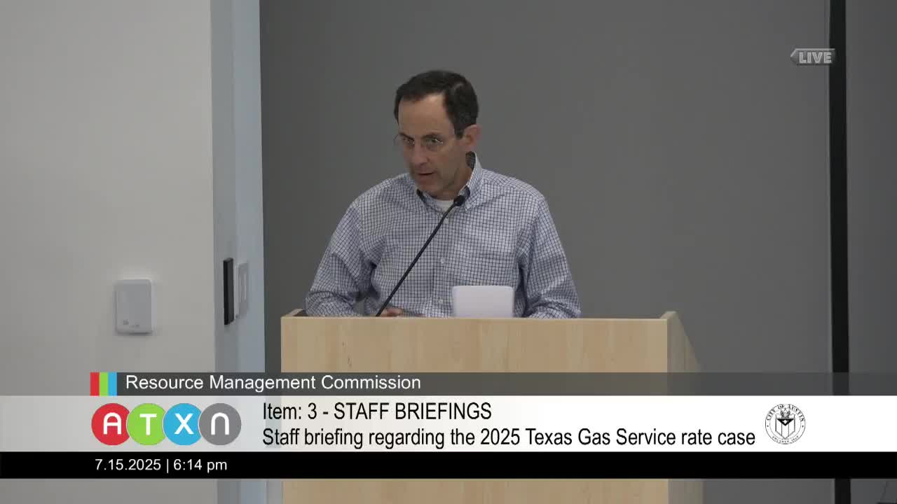 Commissioner Schwartz questions TGS funding shift for Share the Warmth program in Austin