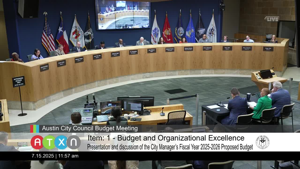 Councilmember Lane questions Austin Energy's $5 customer bill savings at city council meeting