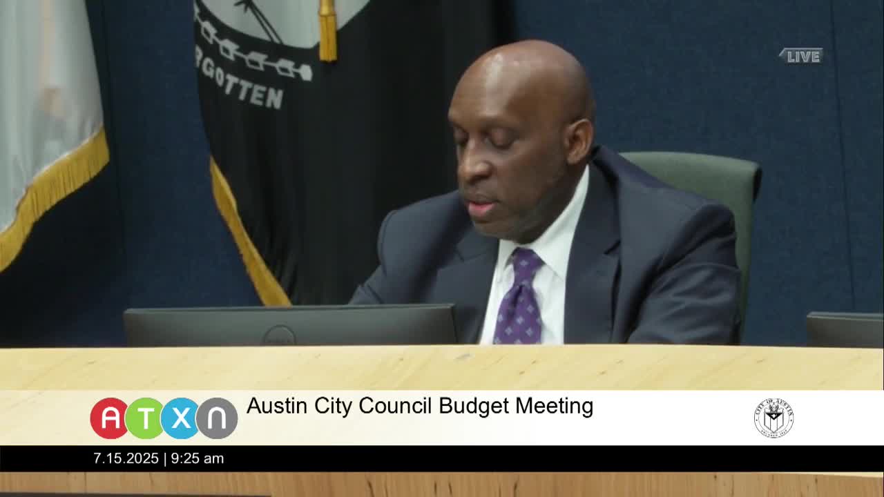 Carrie Lang presents $6.3 billion budget proposal to city officials