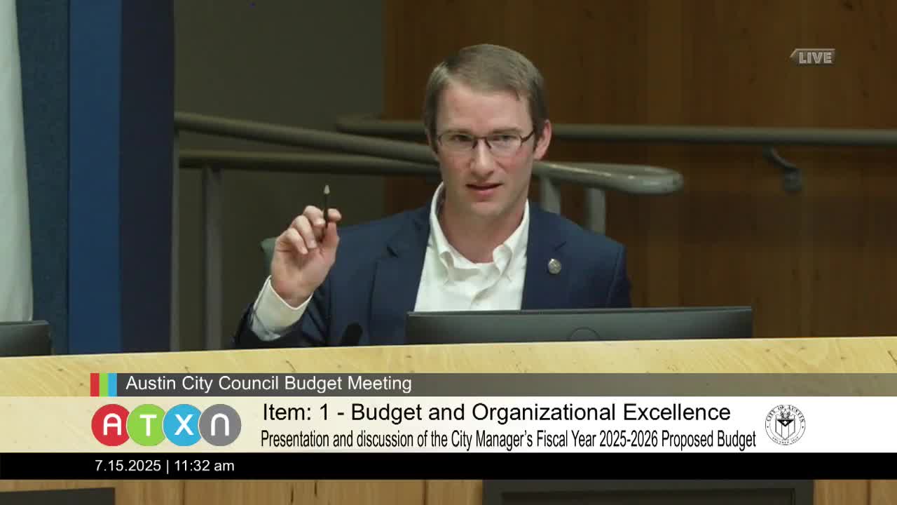 Austin City Council reviews IT budget and assesses funding cuts to social services