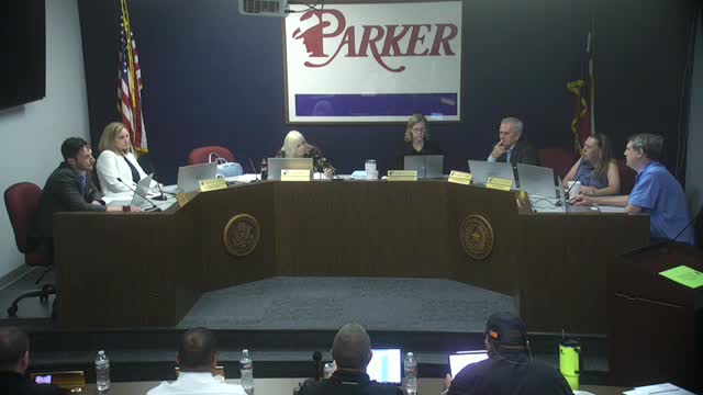 Parker discusses trail alternatives and donations at city council meeting