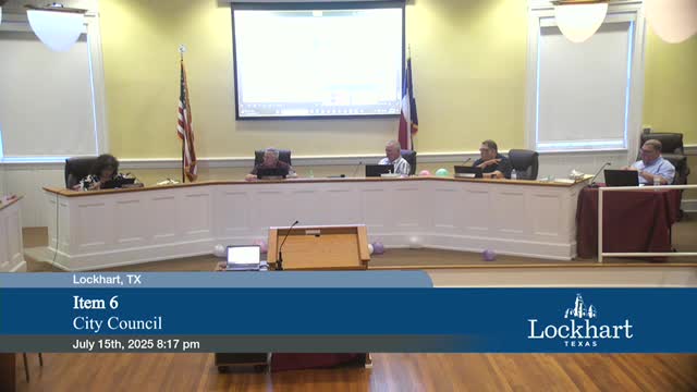 Lockhart Council extends prayers for Kerrville flood victims and announces school supply drive