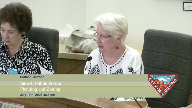 Sedona Commission reviews zone change for Hillside Shopping Center parking expansion