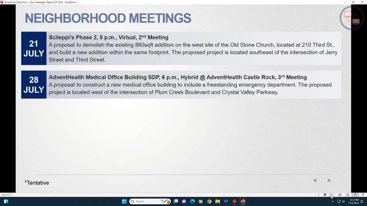 Castle Rock Council Approves Bond Issuance for Dawson Trails Development