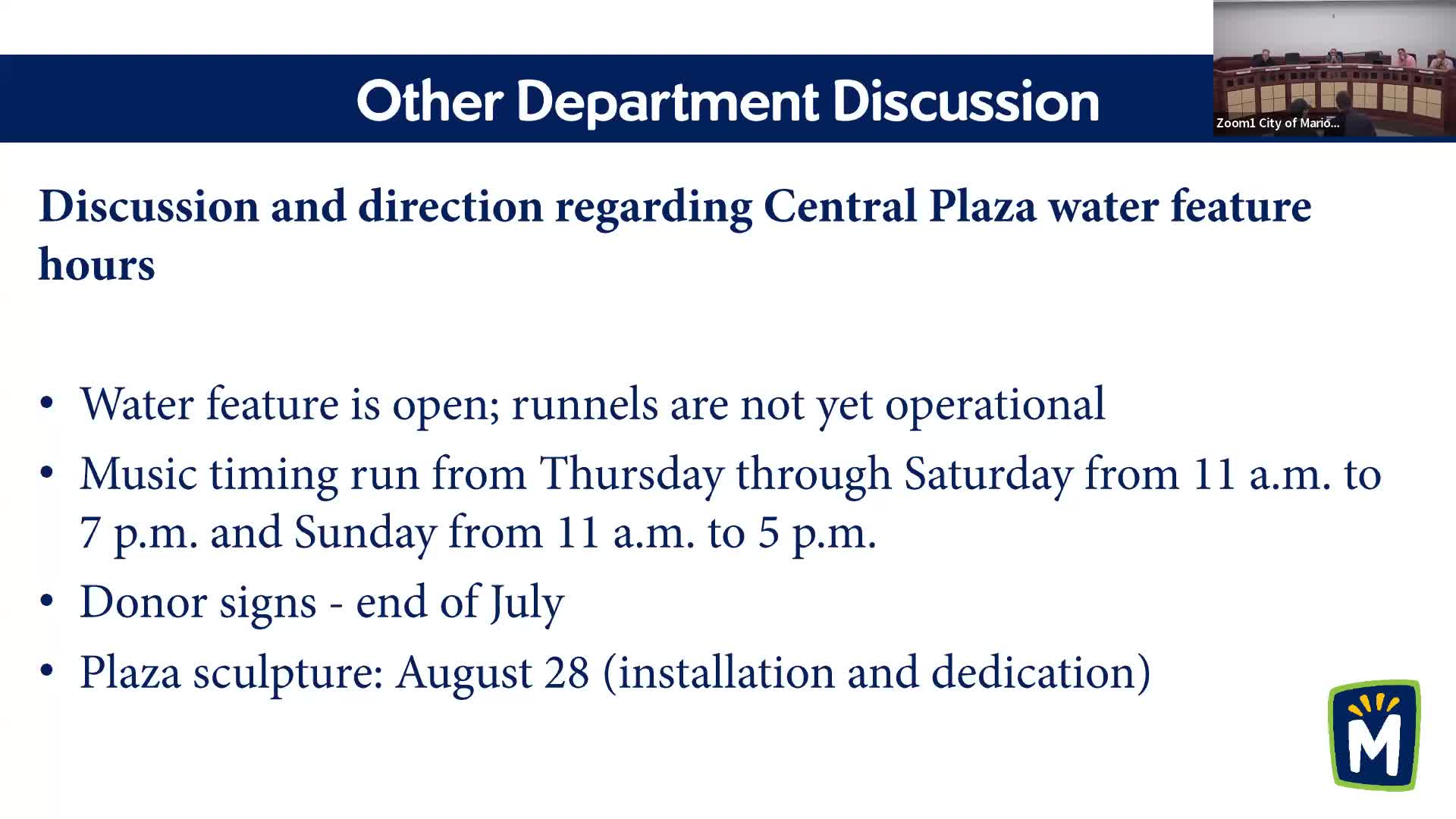 City Council Considers Extended Hours for Uptown Splash Pad Amid Park Board Recommendations