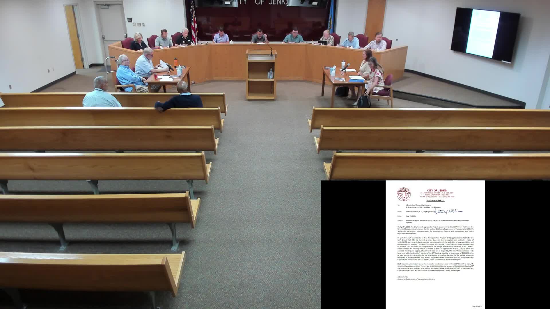 City Council Approves $304K for 121st Street Trail Construction from Elm to Elwood
