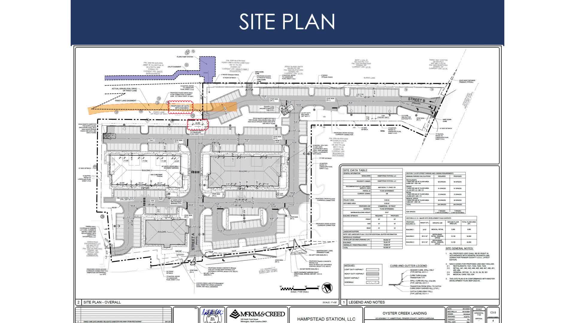 Pender County Fire Marshal Addresses Cross Access Corridor Concerns at Hearing
