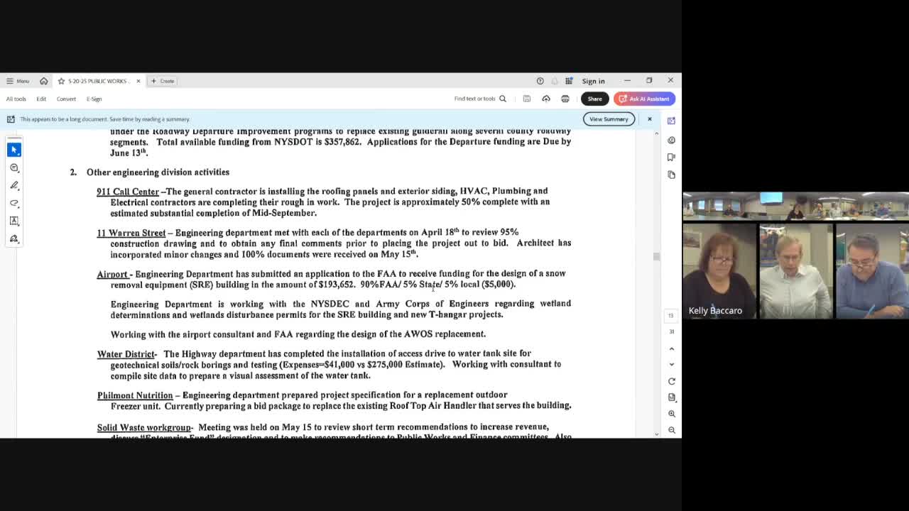 County says 9-1-1 center about half complete; committee approves small change order and system contracts