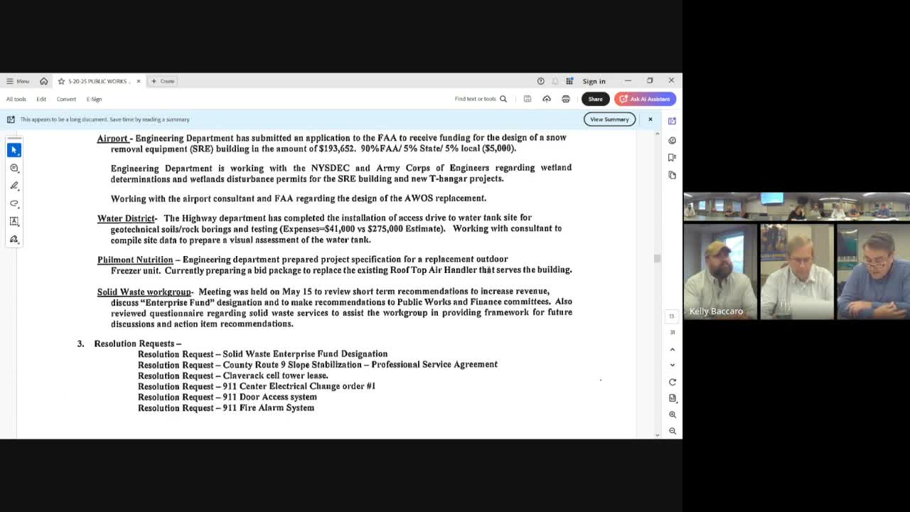 Columbia County moves solid waste fund from enterprise to refuse fund; municipal cleanup and disposal rules to change