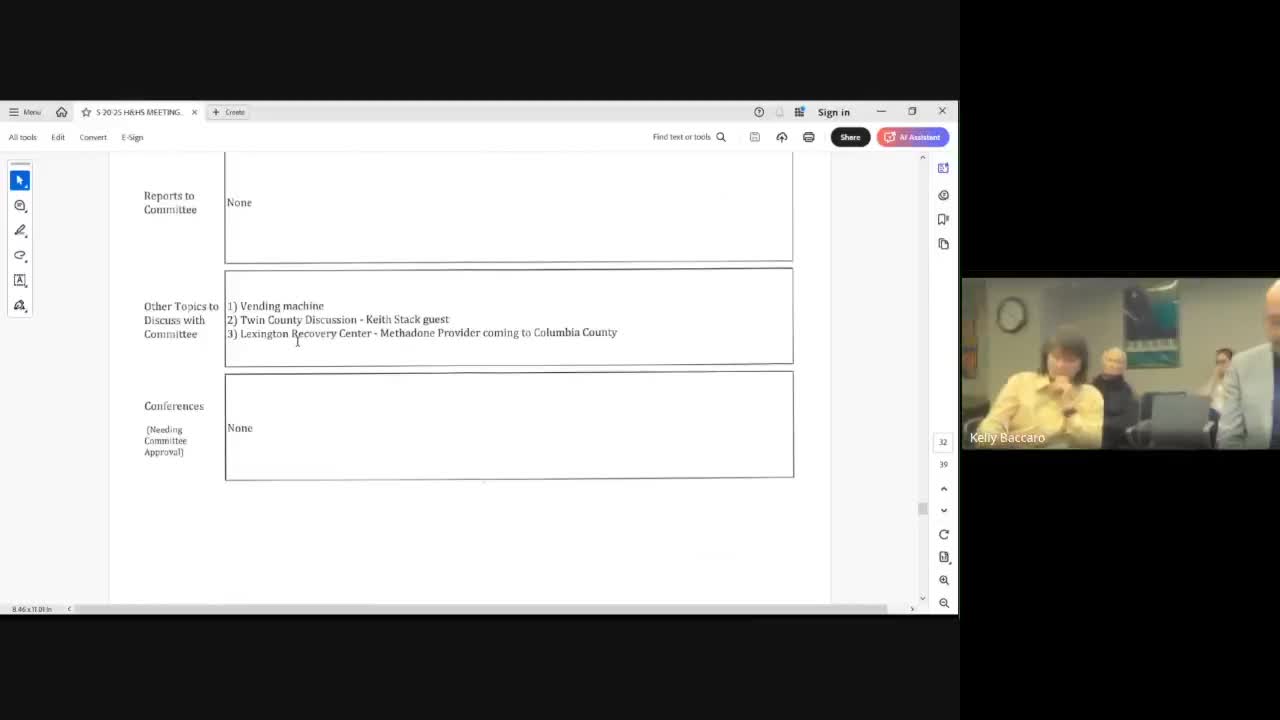 County opts to accept free naloxone/medication vending machine; site selection to follow