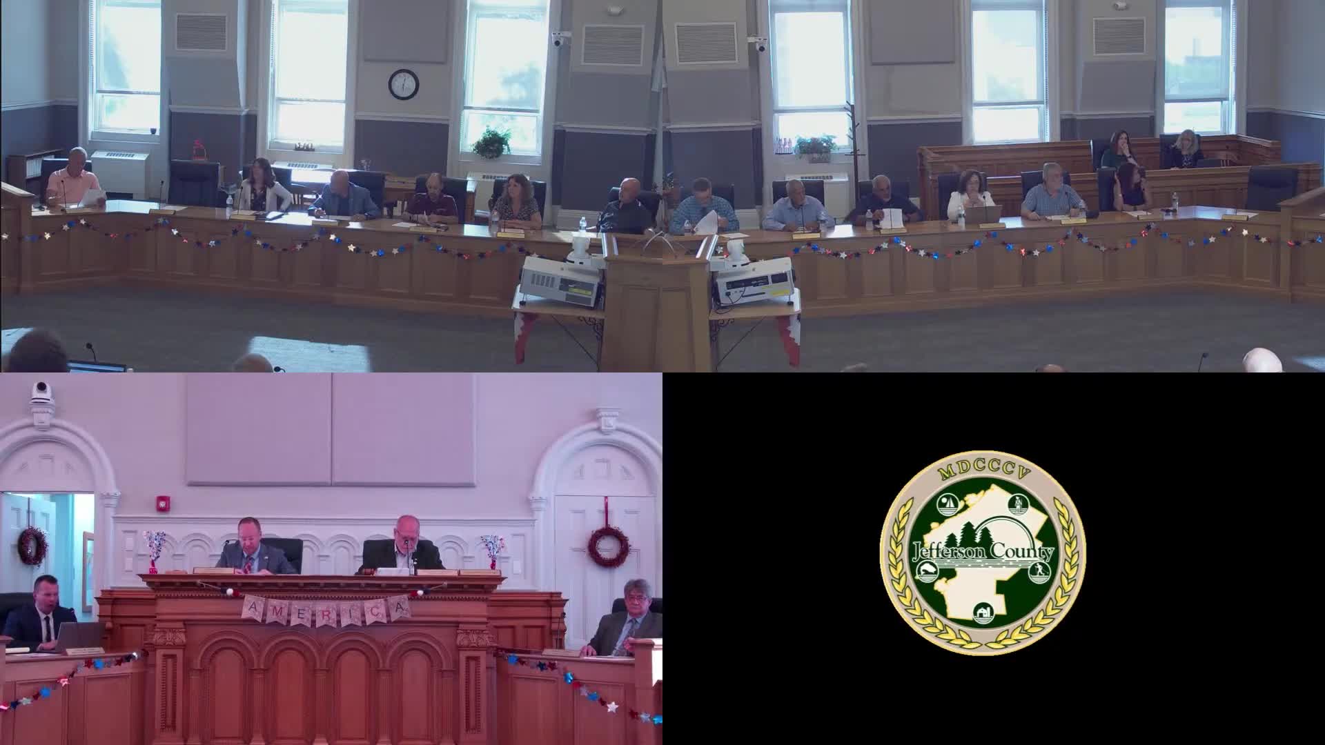 Legislature adopts Jefferson Community College 2025–26 budget after public hearing with no speakers