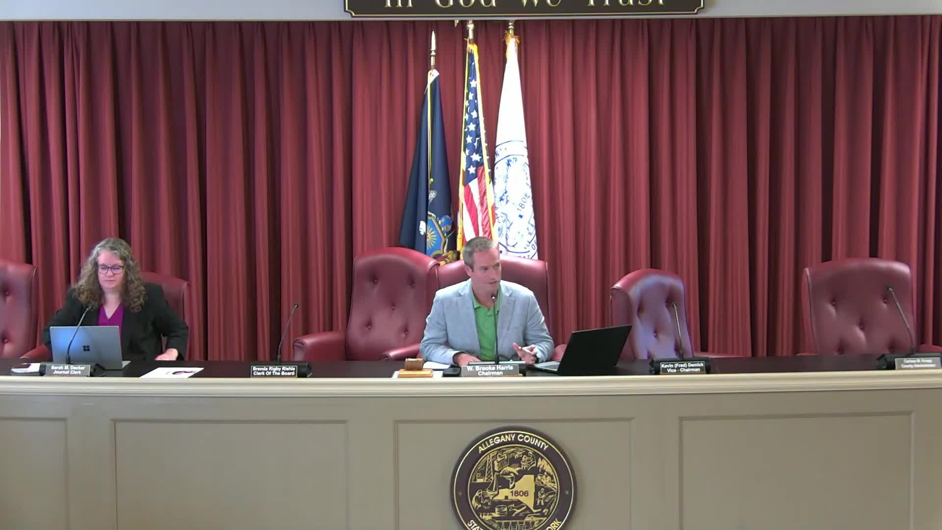 Allegany County board plans fair booths, community-service recognitions; sets timeline for submissions