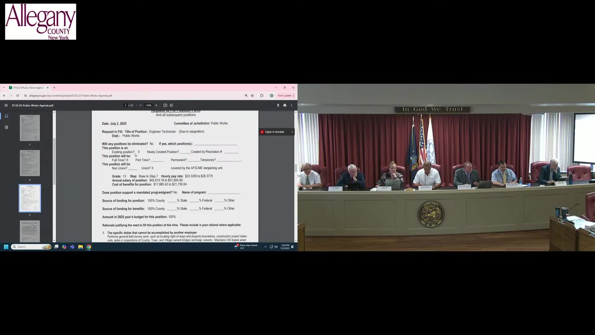 County approves $18,500 amendment with Hunt Engineers for stormwater pollution prevention plan