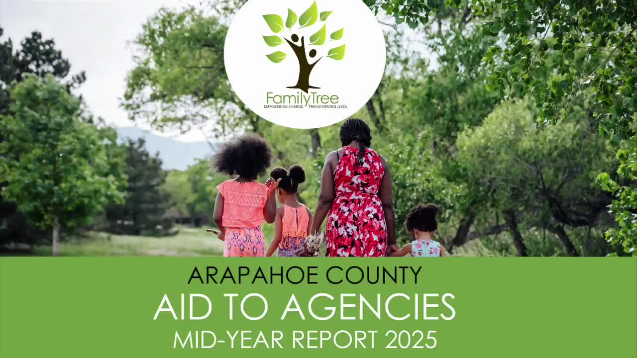 Family Tree gives Arapahoe County midyear update on Goals and House of Hope programs