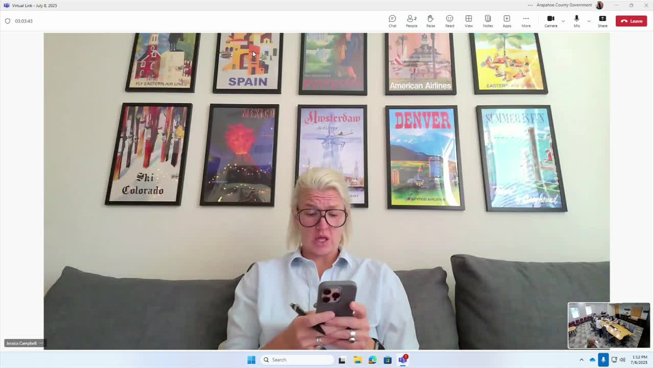 Arapahoe County to serve as fiscal agent for Alternatives to Detention pilot, commissioners approve by consensus