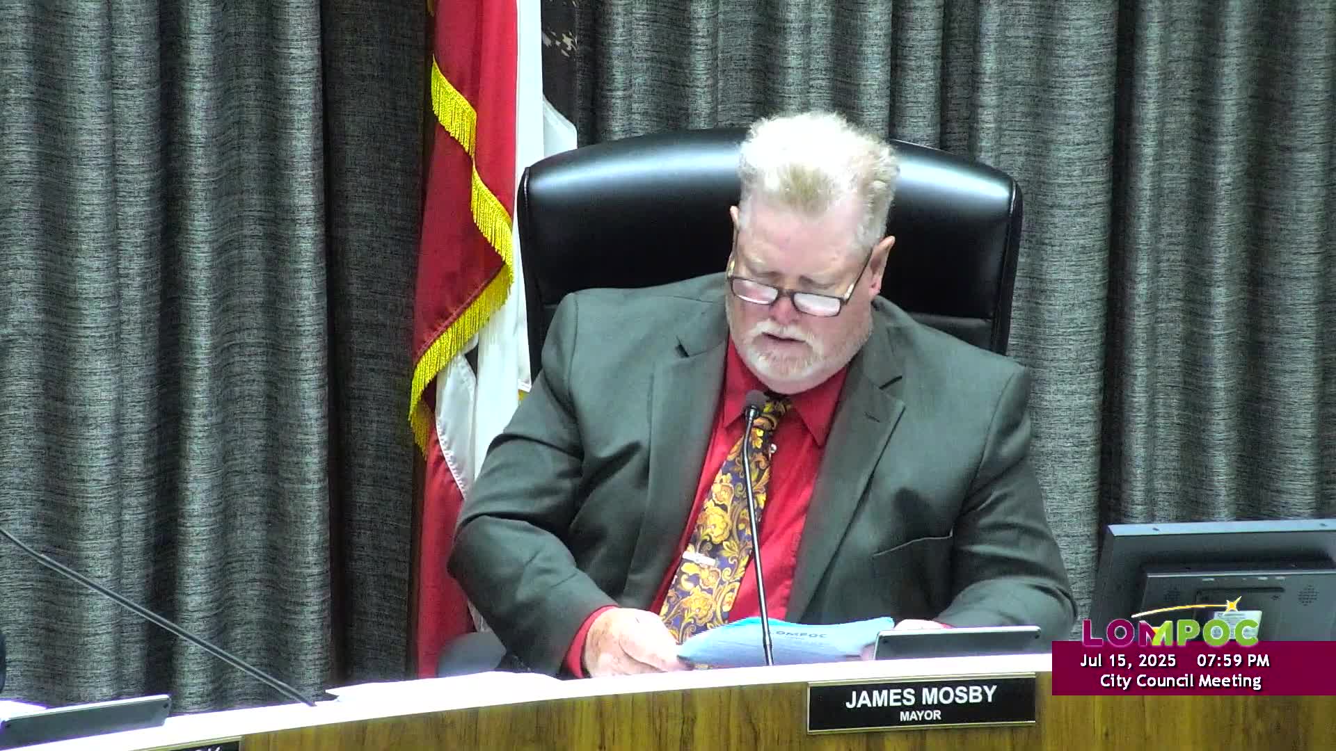 Lompoc City Council Reviews Longboat Valley Chamber Contract for Economic Growth Focus