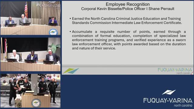 Fuquay Varina Police Officers Honored for Advanced Law Enforcement and Investigation Training