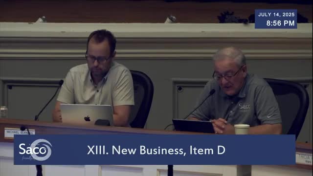 Saco Citizens Grievance Review Committee emphasizes accountability and governance reforms