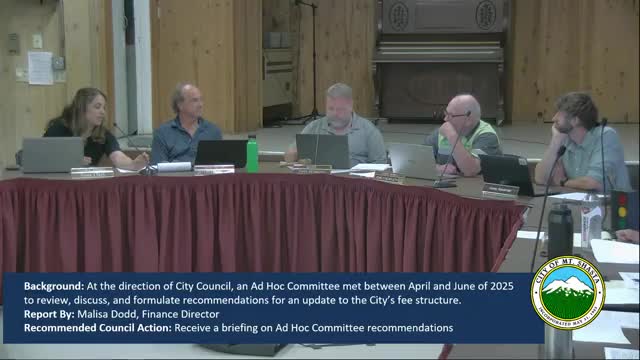 Mount Shasta Council Considers New Development Fee Structure for Major Projects