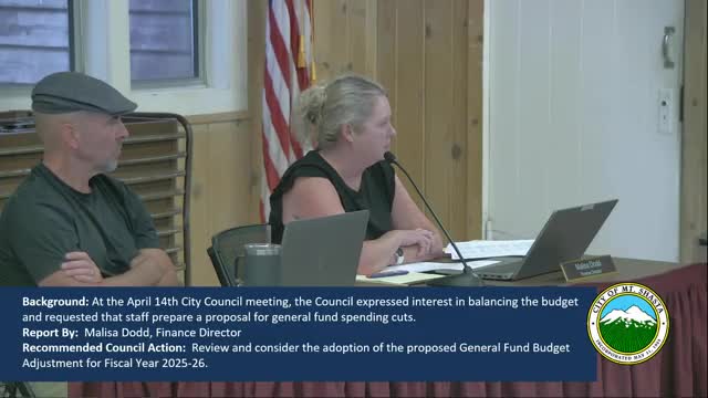 City Leadership Addresses $1.9M Revenue Shortfall and Proposed Budget Cuts