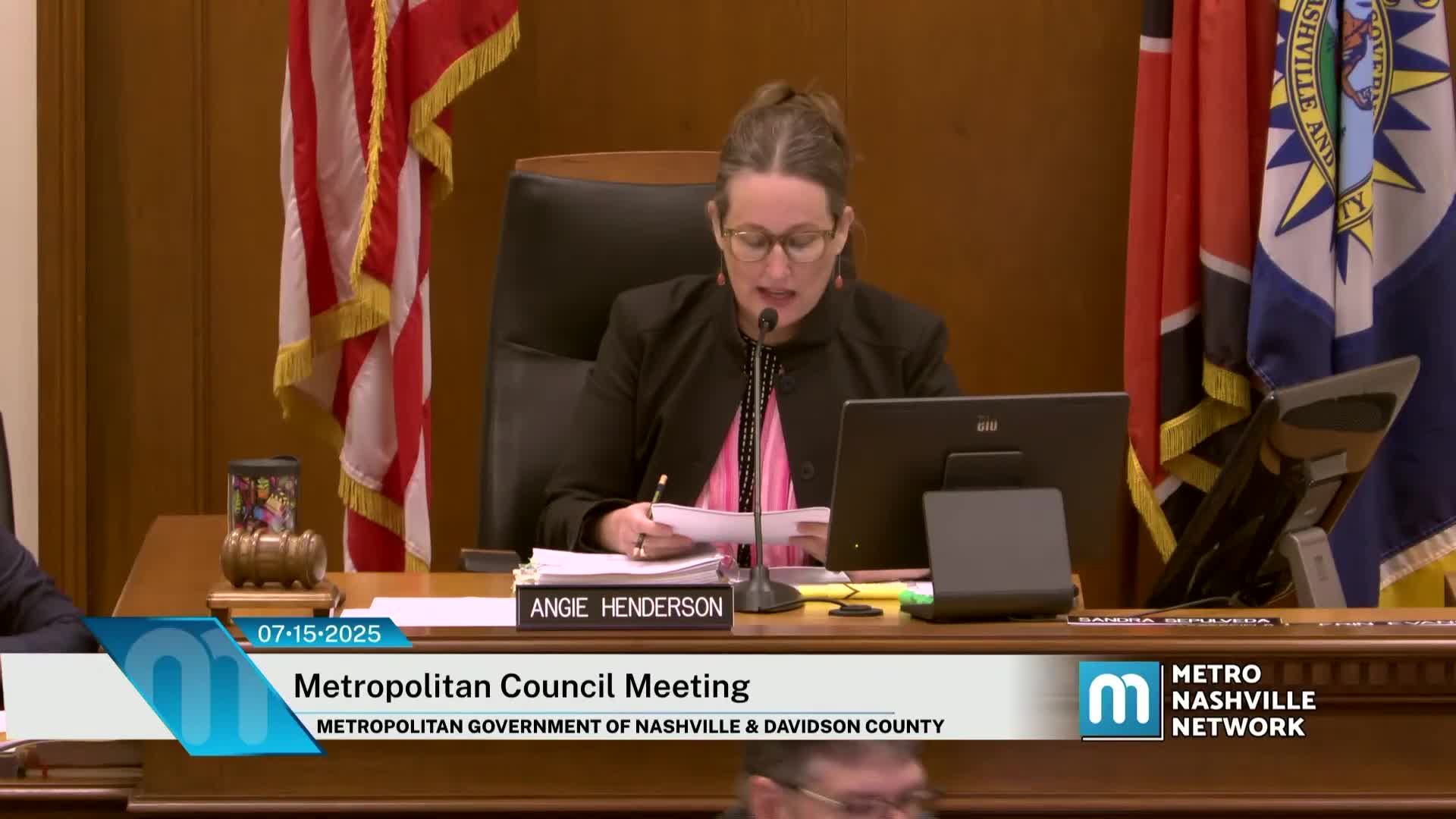 Pastor Kelly X Leads Invocation for Nashville City Council Meeting