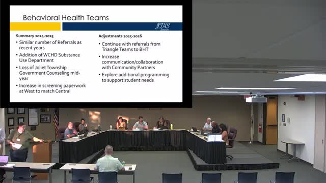 Joliet Township High School Board Approves Teacher Evaluation Changes and Other Action Items