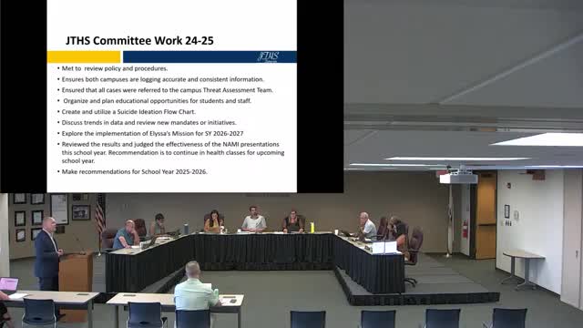 Joliet School Board Reviews Mental Health Data and Discipline Strategies for 2023