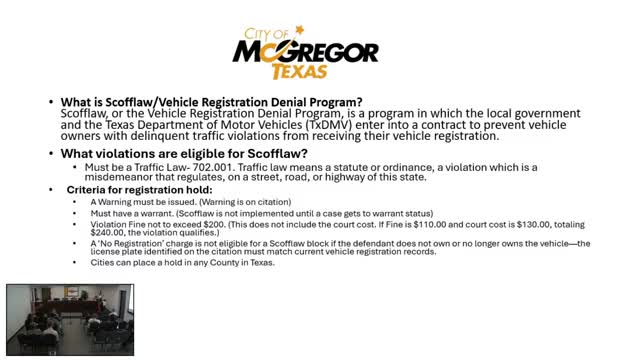 City Council Reviews May Financials Highlights Increase in Cash Flow and Revenue