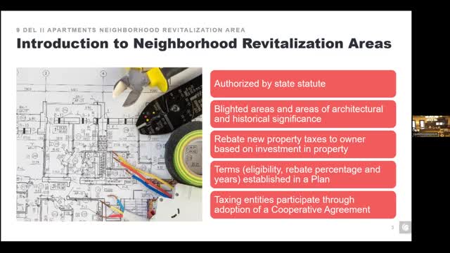 Commissioners Review 15-Year Tax Rebate Plan for Affordable Housing Project