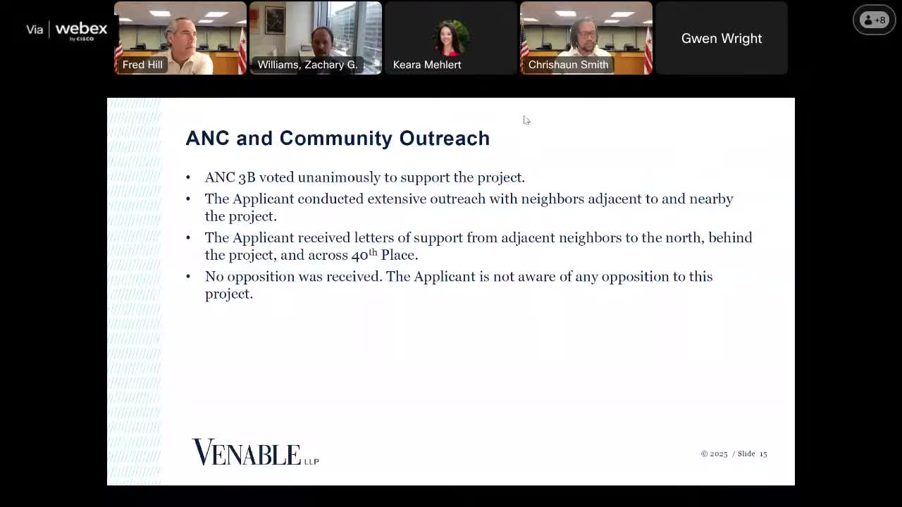 Applicant Team Reveals Apartment Sizes and Design Changes at Planning Meeting