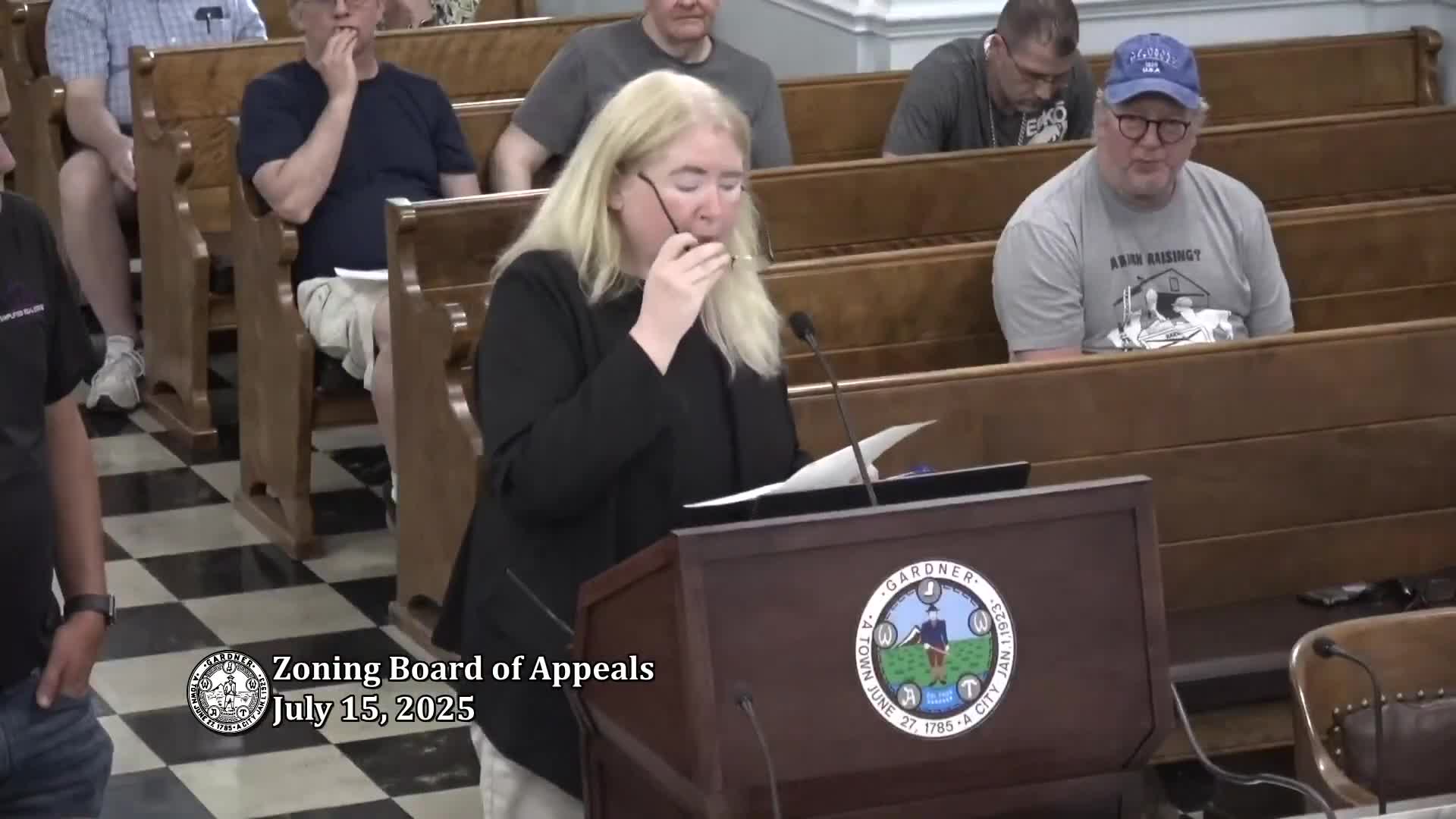 Building Commissioner Reviews Pine Street Housing Project Progress and Permit Conditions