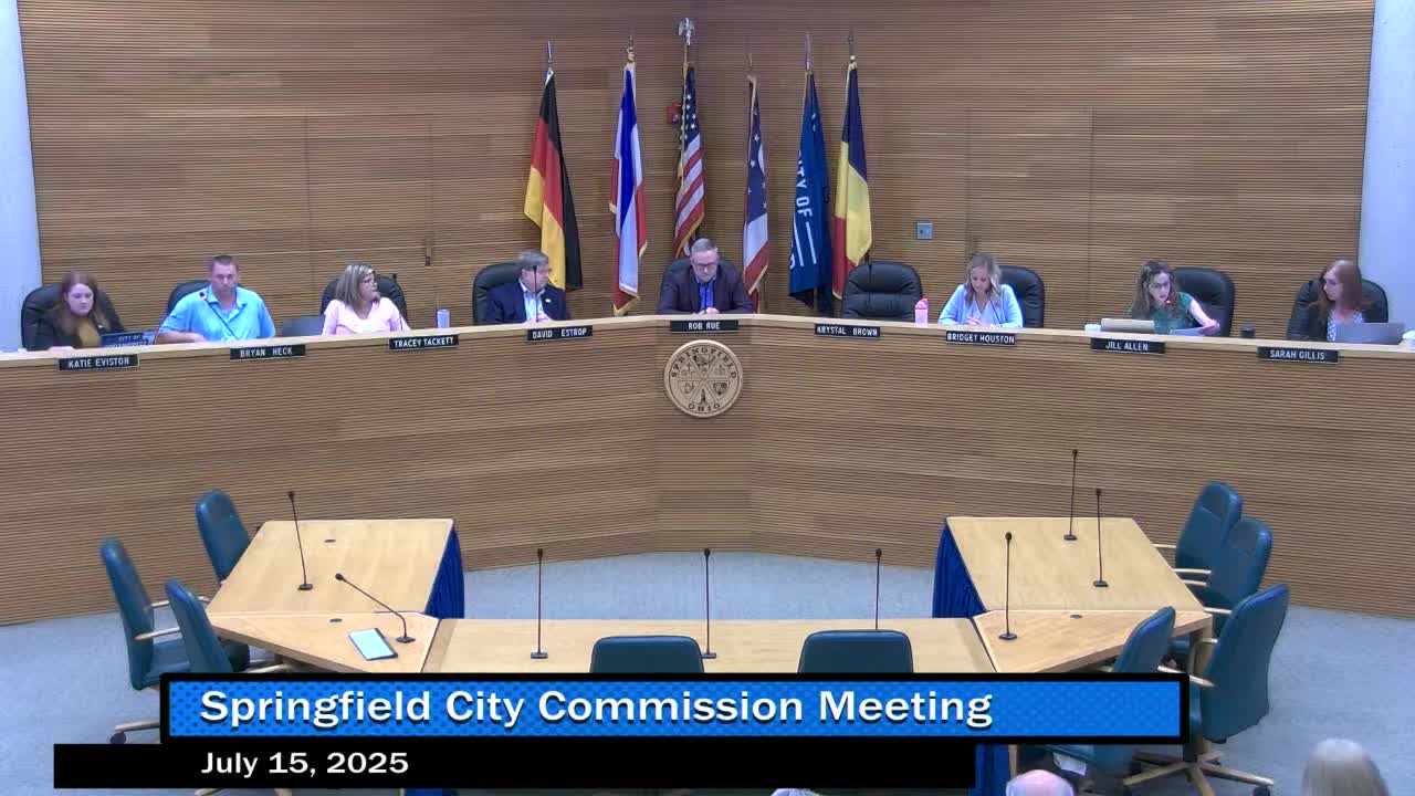 Springfield City Council Proposes Unclassified Positions for Police and Fire Departments