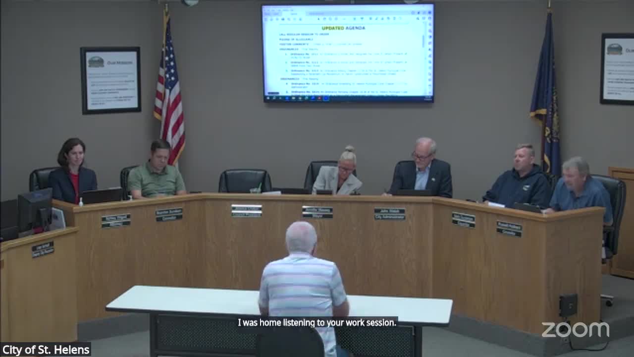 Public Speaker Urges Saint Helens to Sell Coast Guard Approved Boat Amid Liability Concerns