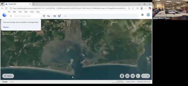 Department of Ecology Reports Erosion Rates in Ocean Shores at 60 Feet Per Year