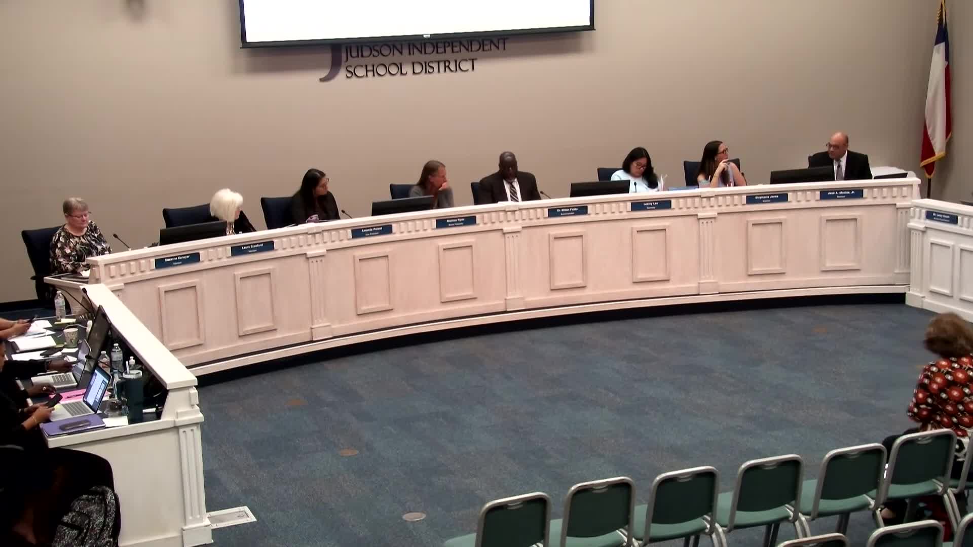 Judson ISD board directs superintendent to publish RFQ for 2024–25 financial audit, seeks new internal risk assessment vendors