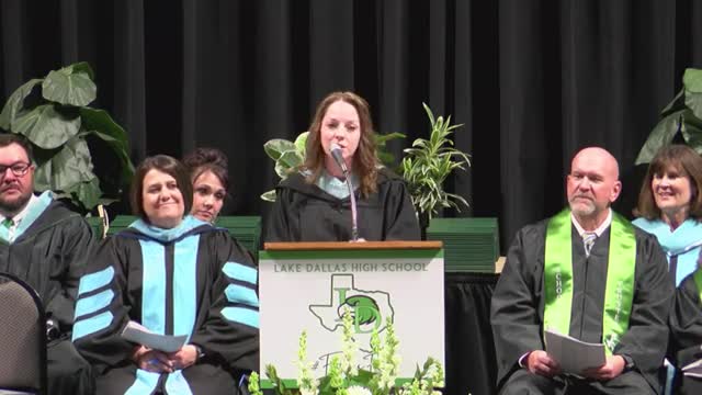 Senior Class Officer Aden Arredondo Inspires Fellow Students with Powerful Address