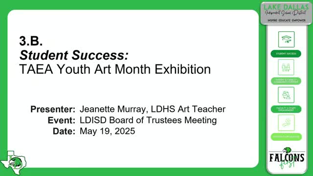 Lake Dallas Students Celebrate Art Success at State Competitions