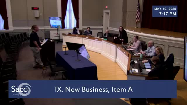 Councillors Propose Joint Workshop with Old Orchard Beach on Design and Funding