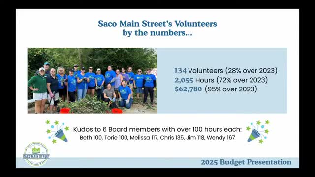 Saco Main Street Launches Eco Initiative to Promote Sustainability and Local Economic Growth