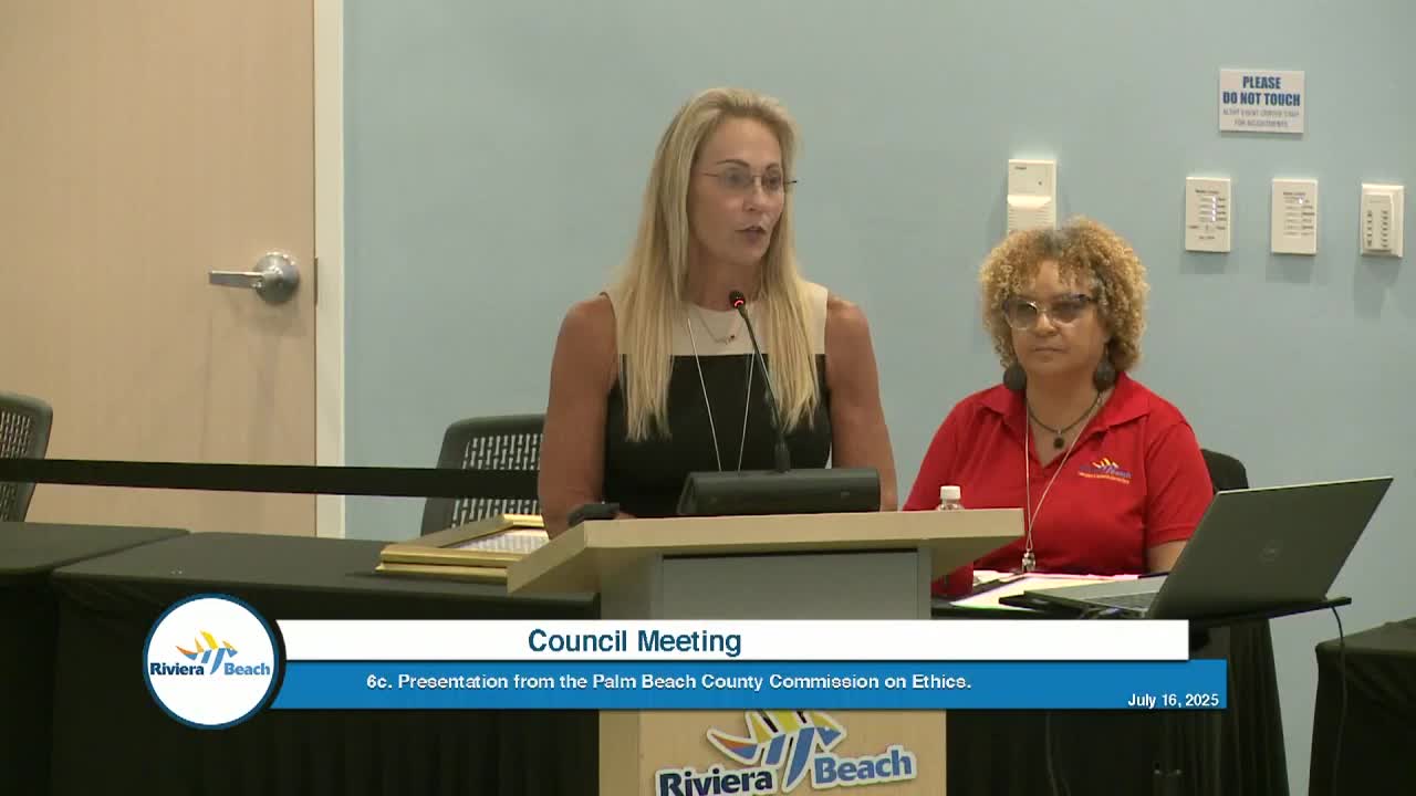 Riviera Beach City Council Establishes Sister City Relationship with Freeport Bahamas