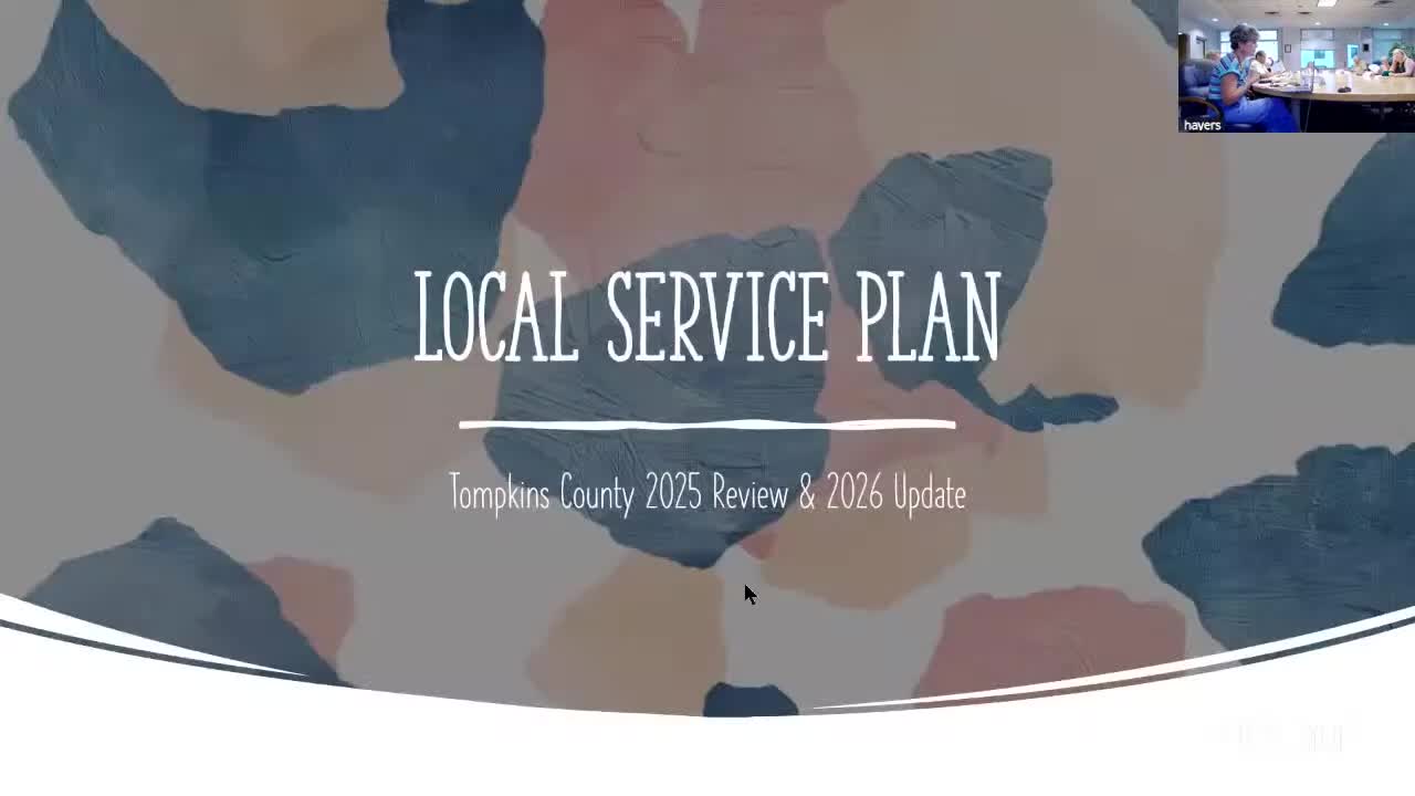 Tompkins County Community Services Board reviews and approves 2026 local services plan emphasizing housing and workforce