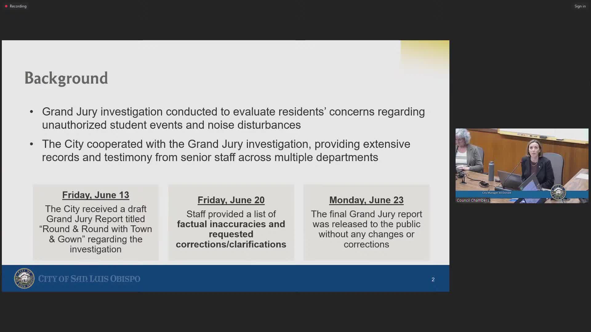 City Council Reviews Grand Jury Report on Noise Complaints Near Cal Poly Campus