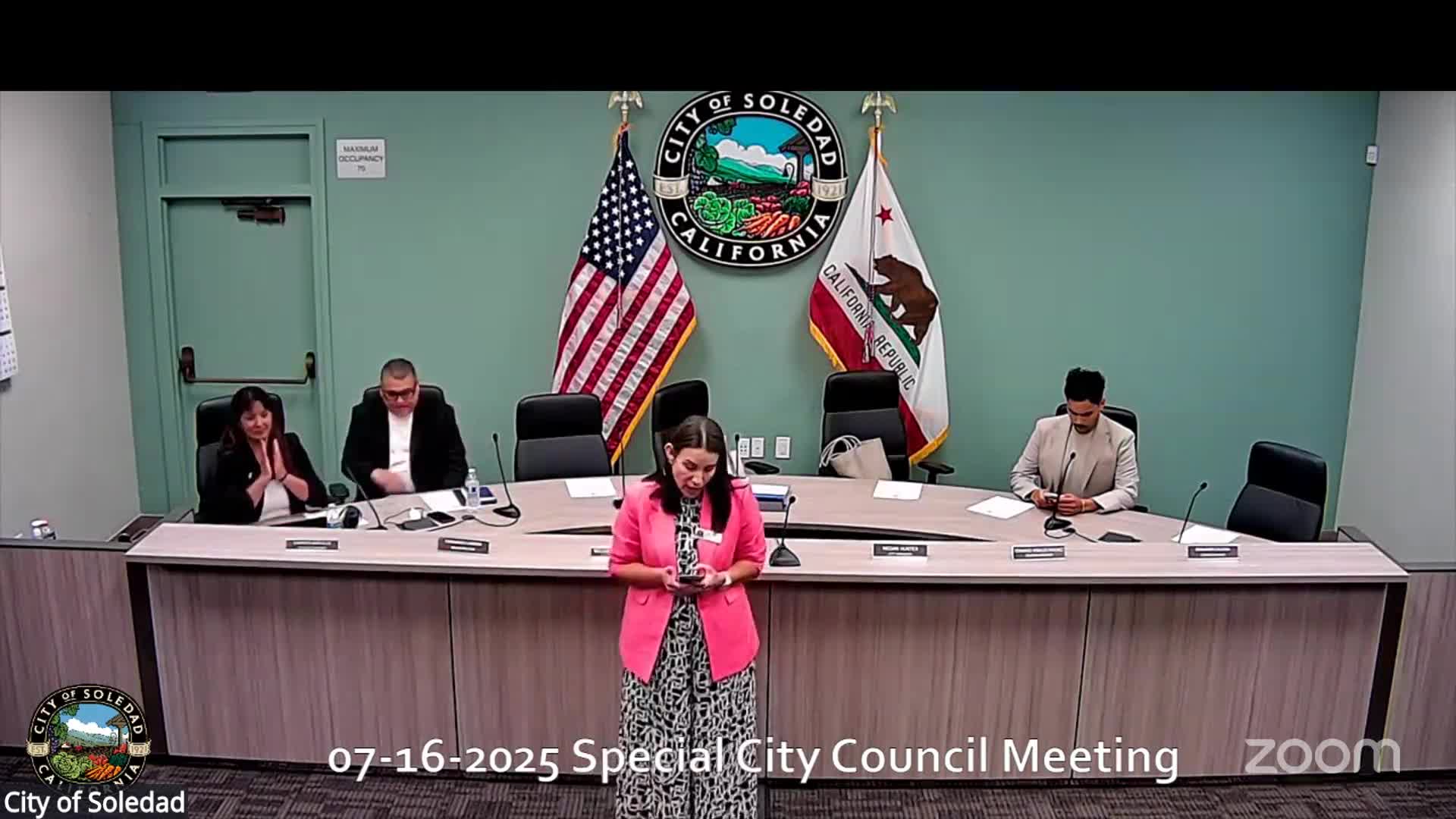 Soledad Welcomes New Chief of Police Patrick Valenzuela in Ceremony