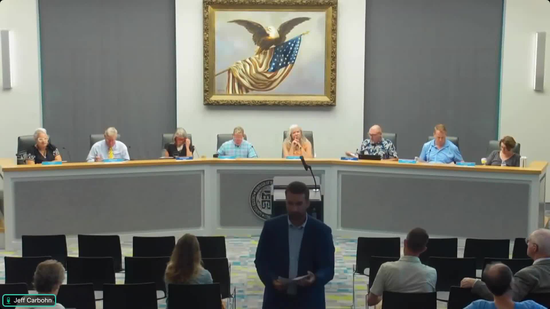 Jason Levin presents quarterly update on Westchester rail restoration progress